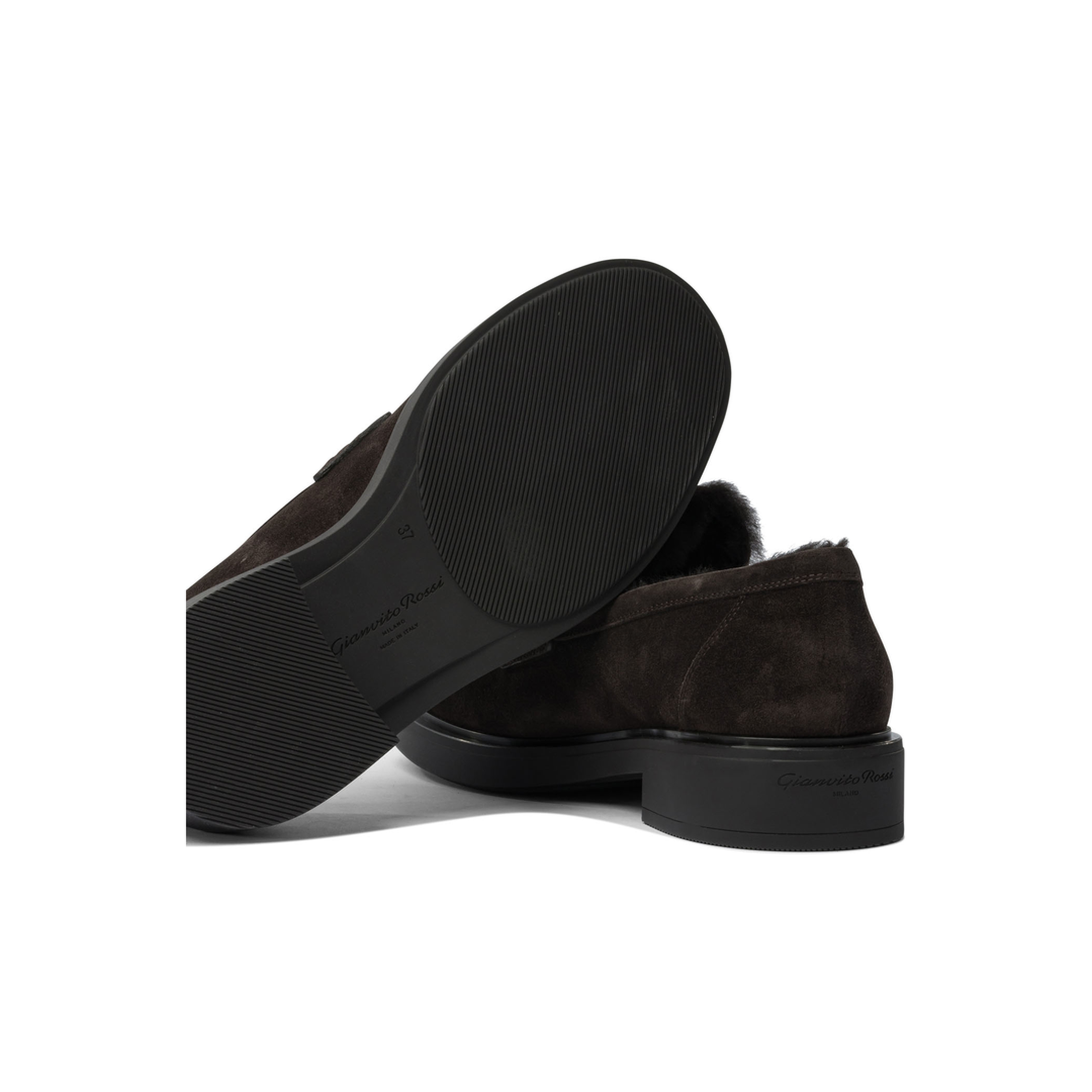 MAYFEYR - Gianvito Rossi - Harris 20 Mm Loafers - G2535820GOMMOKA+MOKA