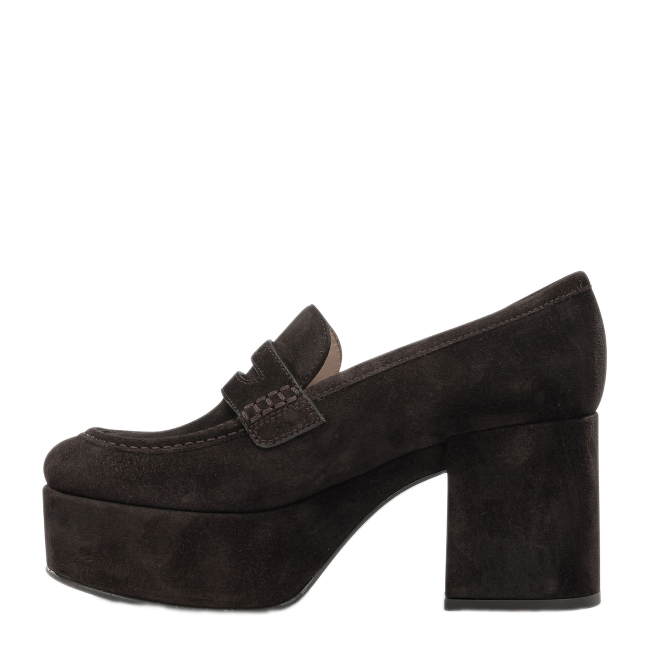 MAYFEYR - Gianvito Rossi - Jenna 75Mm Heeled Loafers - G2536335RICSUEMOKA