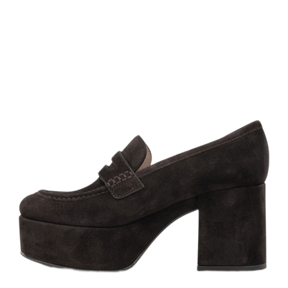 MAYFEYR - Gianvito Rossi - Jenna 75Mm Heeled Loafers - G2536335RICSUEMOKA