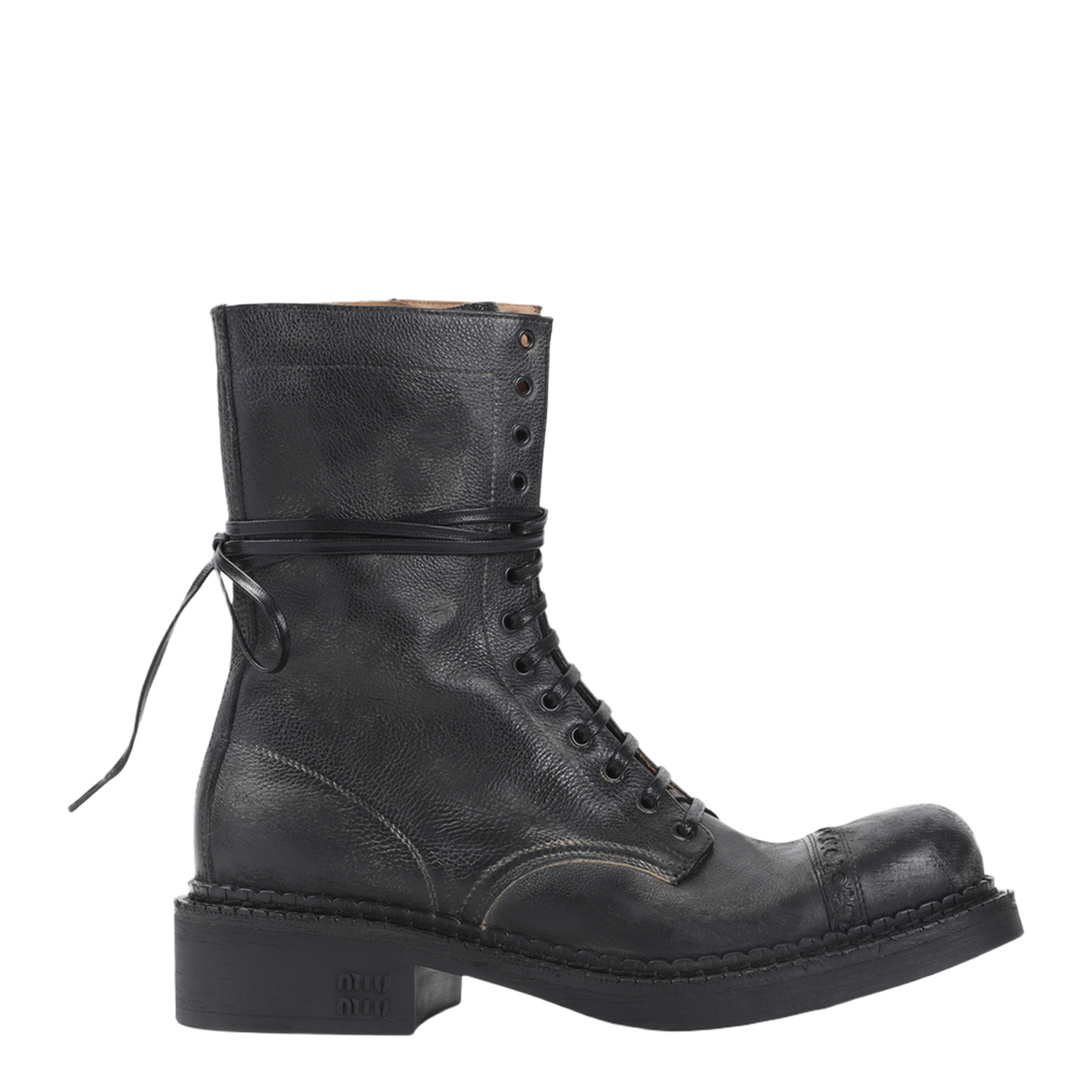 MAYFEYR - Miu Miu - Laced Ankle Boots - 5U316EFG0352KJ
