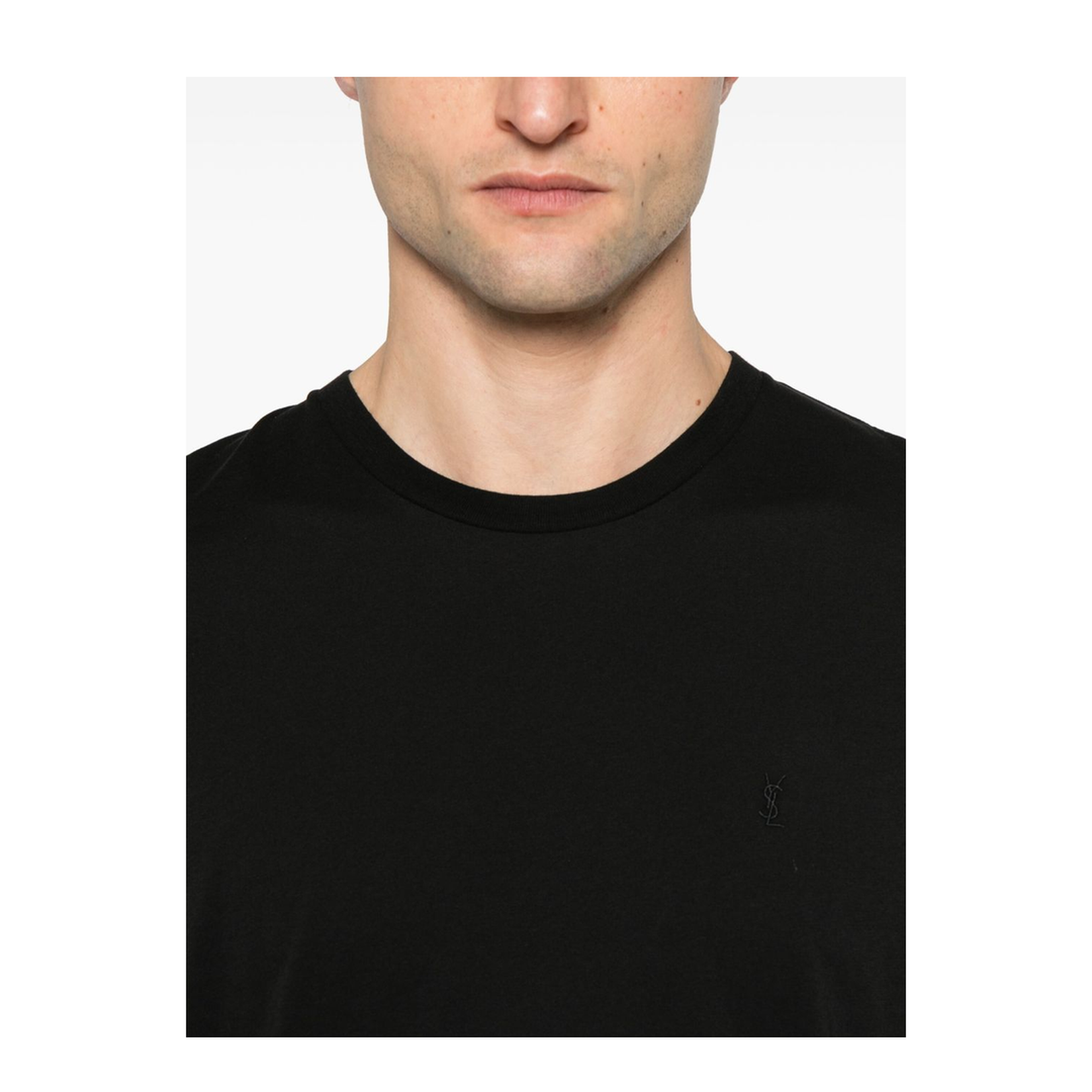 Black Cotton T-Shirt