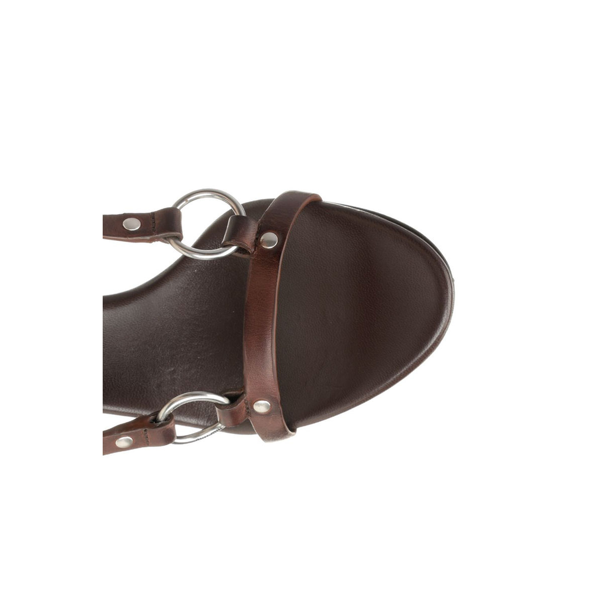 MAYFEYR - Miu Miu - Brown Leather Sandals - 5X660EFA085537F0003