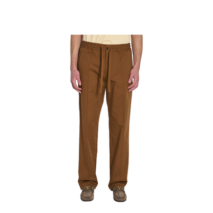 Men's Drawstring Pants Brown