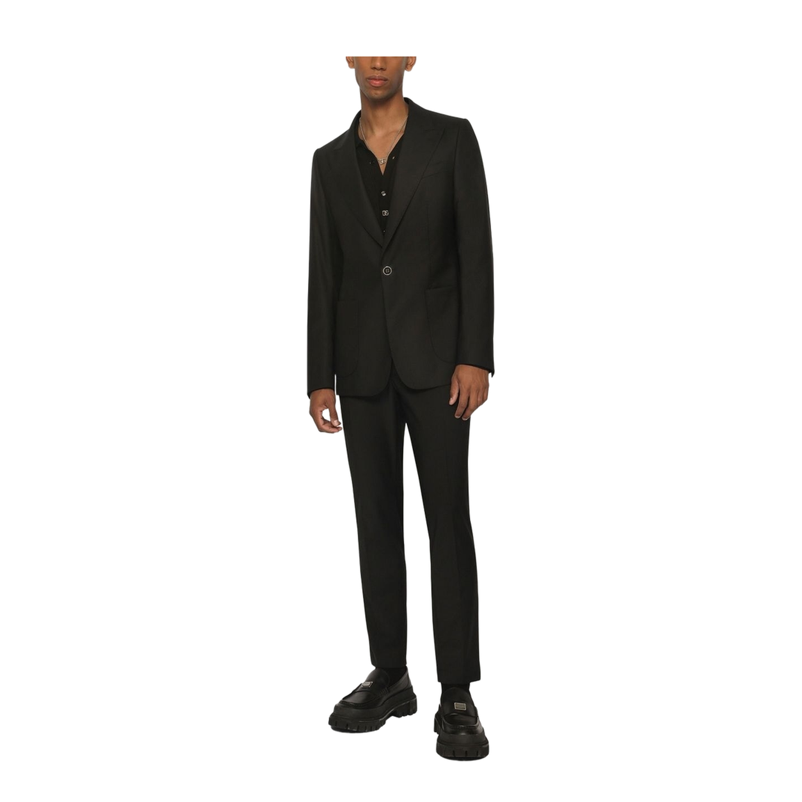 One-Button Tailored Blazer