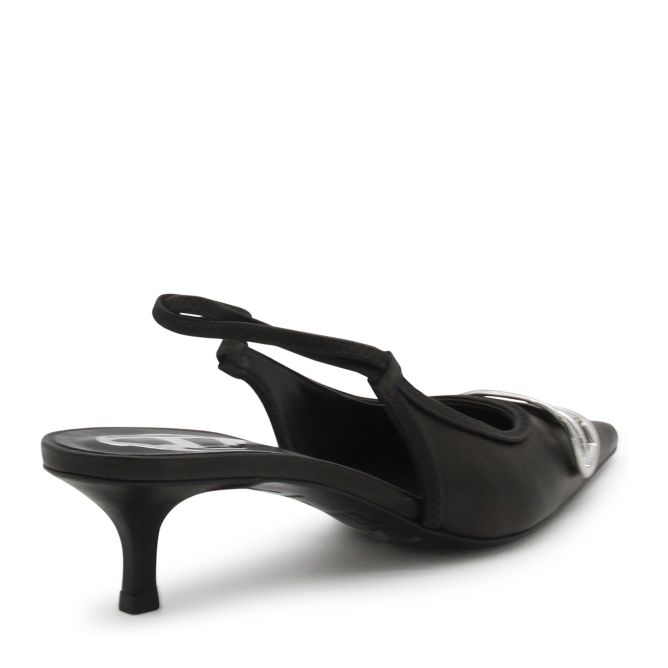 D-Venus SB 40 Slingback Pumps Black