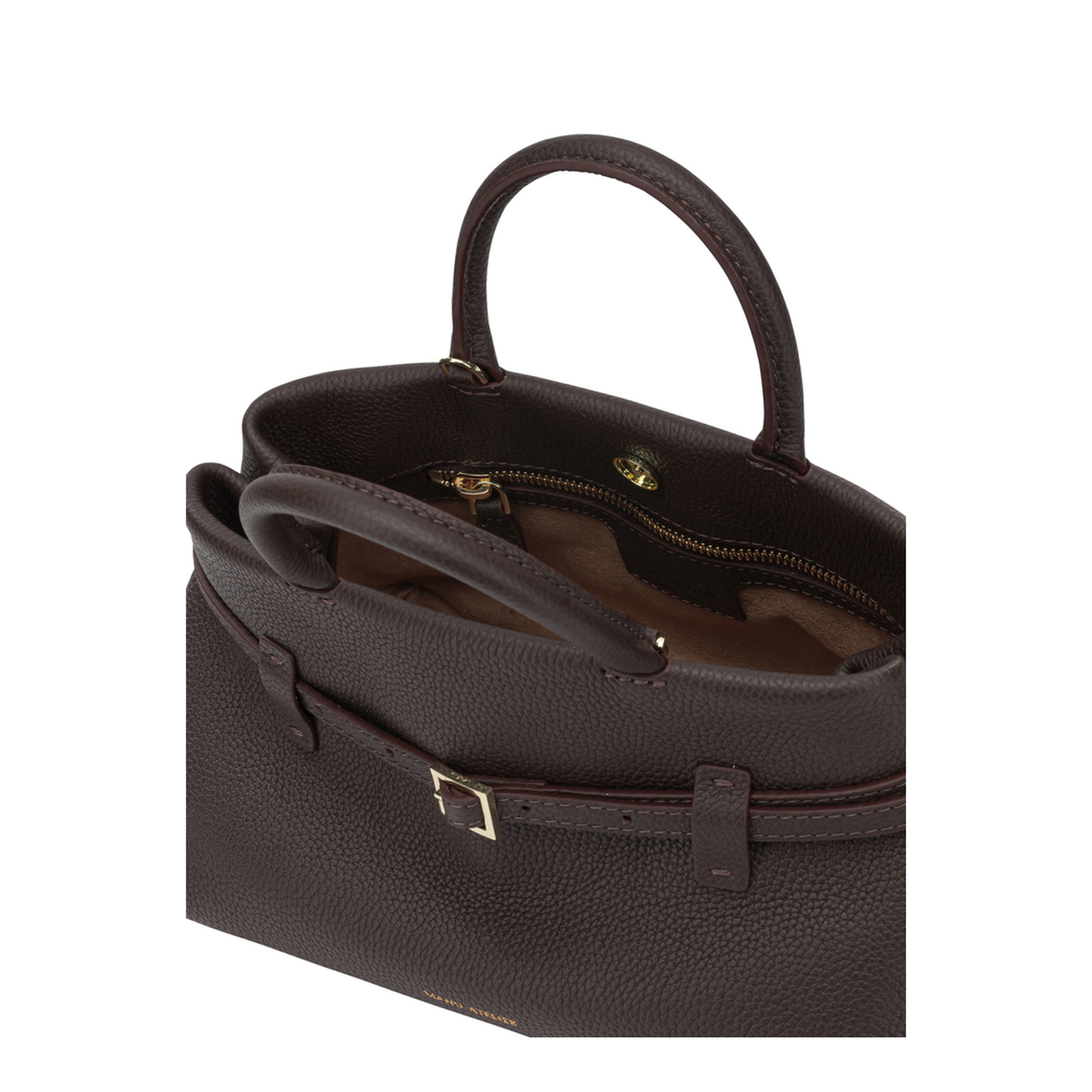 MAYFEYR - Manu Atelier - Le Cambon 25 Small Handbag - 2024376LECAMBON25DEEPBROWN