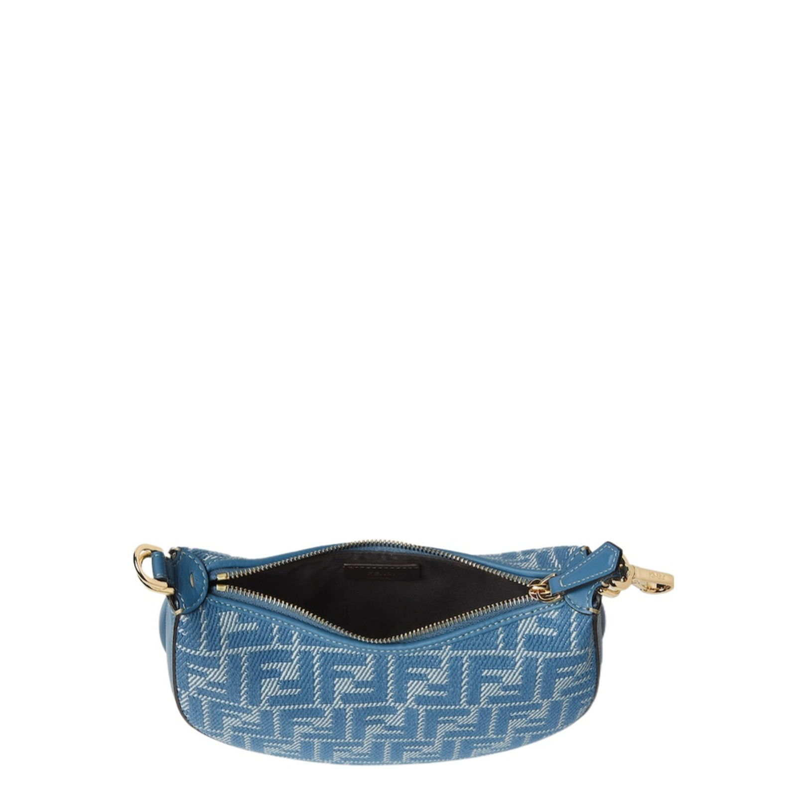 Fendigraphy Mini Leather Hobo Bags - Blue