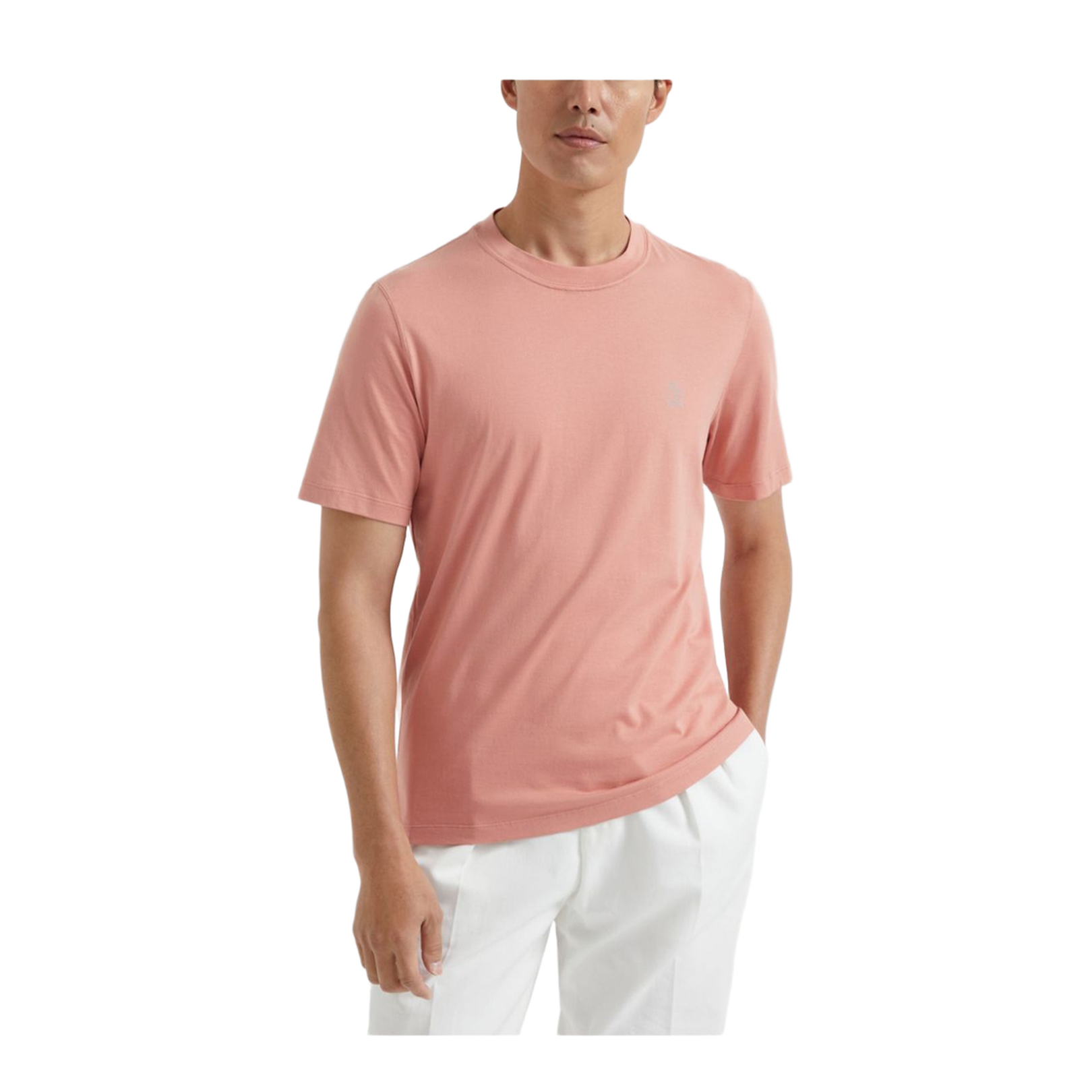 Salmon Pink Logo T-Shirt