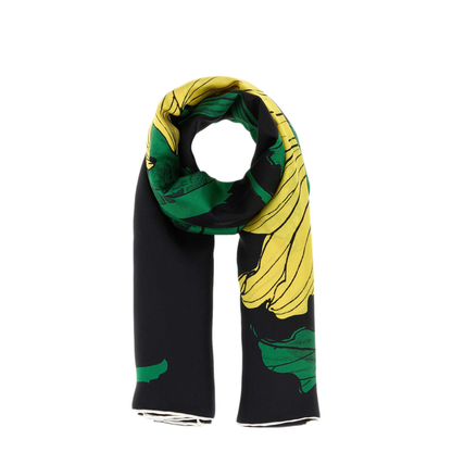 MAYFEYR - Alexander Mcqueen - Exploded Sunflower Printed Silk Foulard - 8477213001Q1075