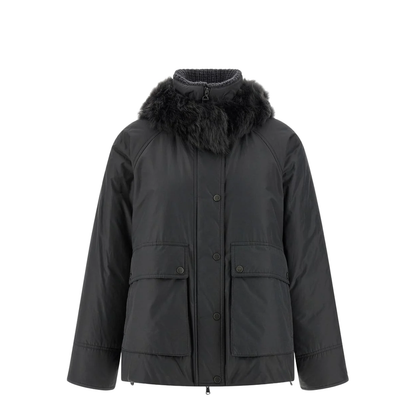 Cashmere Neck Down Jacket