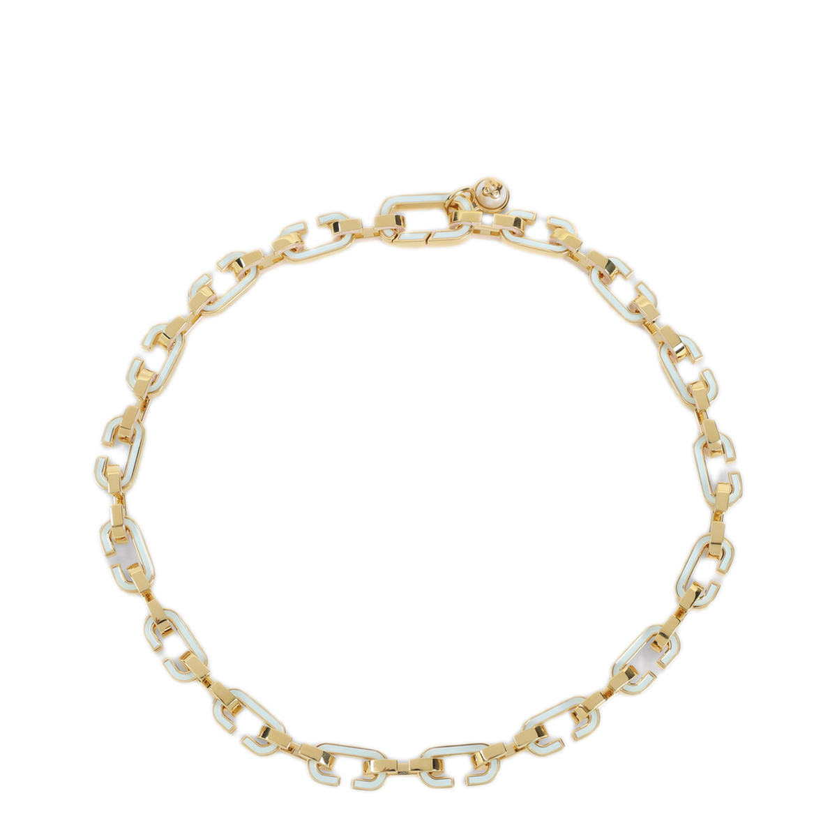 MAYFEYR - Casablanca - Enamel C Link Brass Necklace - ASP26JW32302GOLD