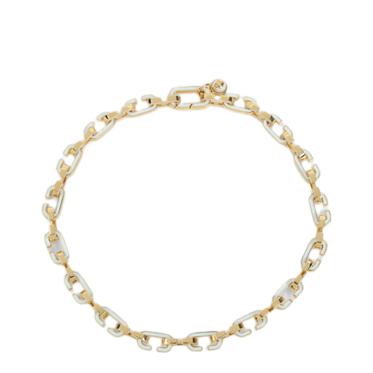 MAYFEYR - Casablanca - Enamel C Link Brass Necklace - ASP26JW32302GOLD
