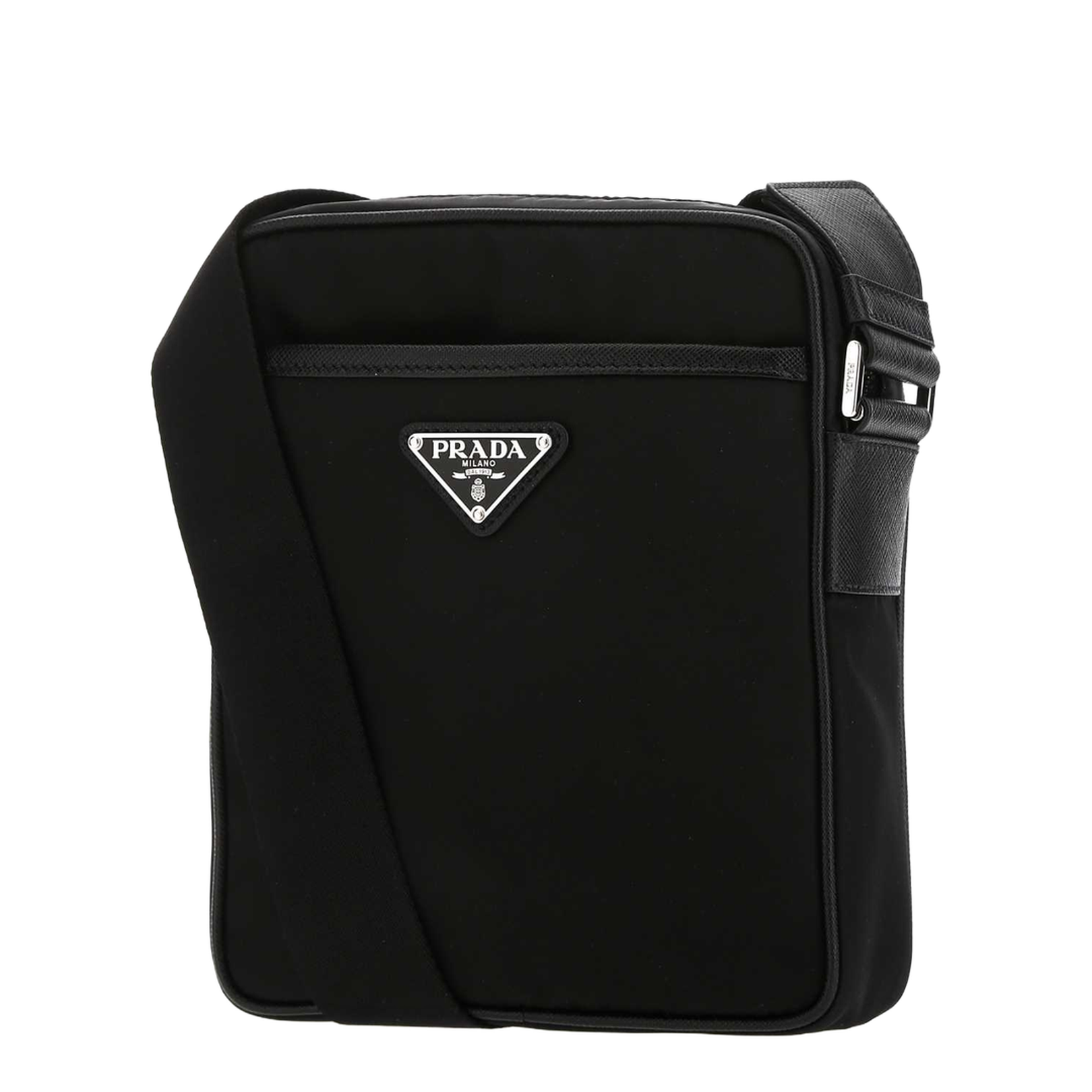 Black Nylon Crossbody Bag