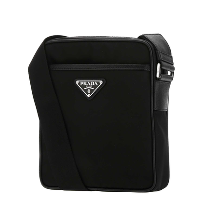 Black Nylon Crossbody Bag