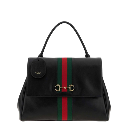 MAYFEYR - Gucci - Paparazzo Large Top Handle Bag In Black Leather - 875019AAGIQ1053