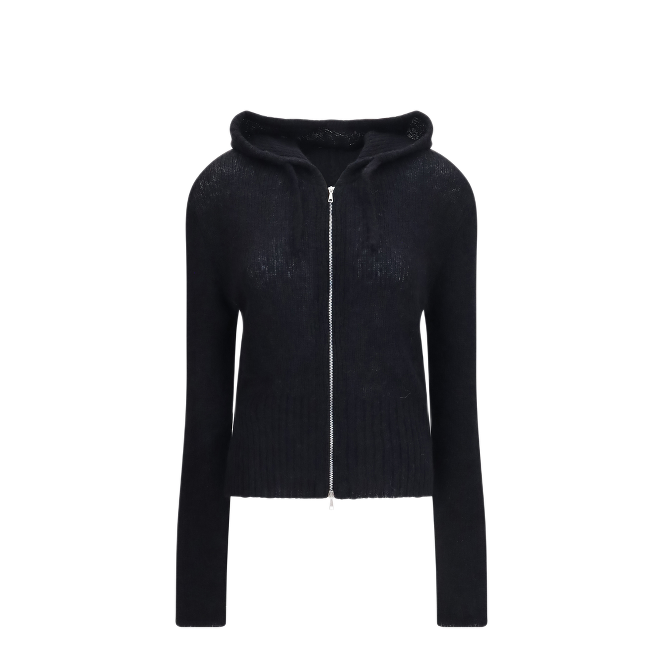 MAYFEYR - Our Legacy - Alpaca Blend Zip Up Hoodie - W4243CBBLACKFUZZY