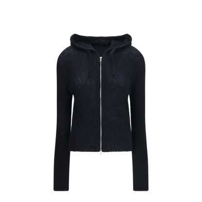 MAYFEYR - Our Legacy - Alpaca Blend Zip Up Hoodie - W4243CBBLACKFUZZY