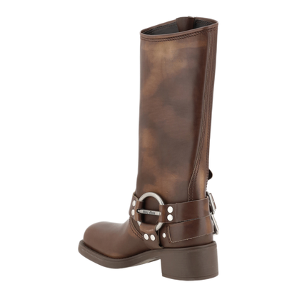 MAYFEYR - Miu Miu - Leather Boots - 5W792DFA0503F33F0038
