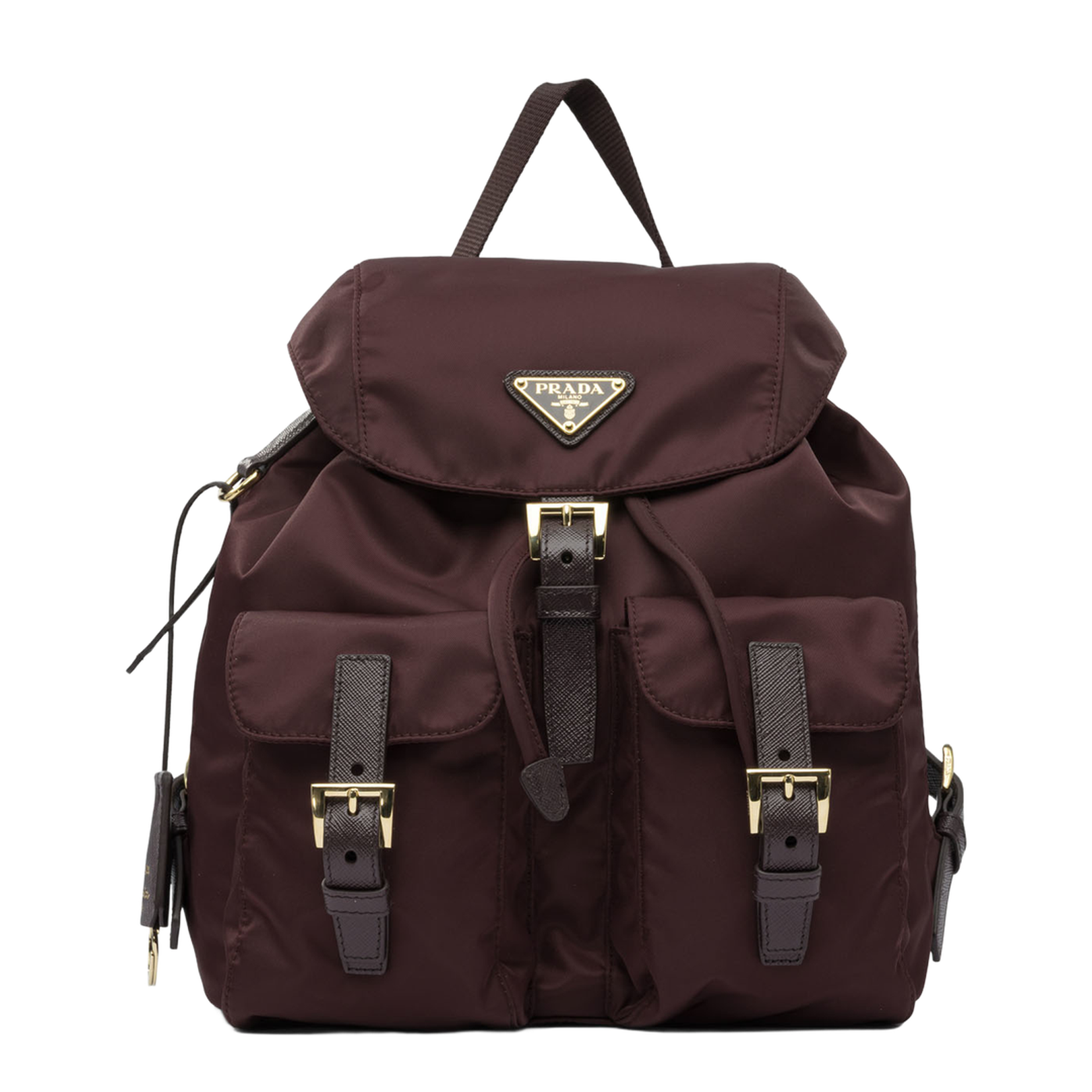 Small Triangle Logo Re-Nylon Backpack