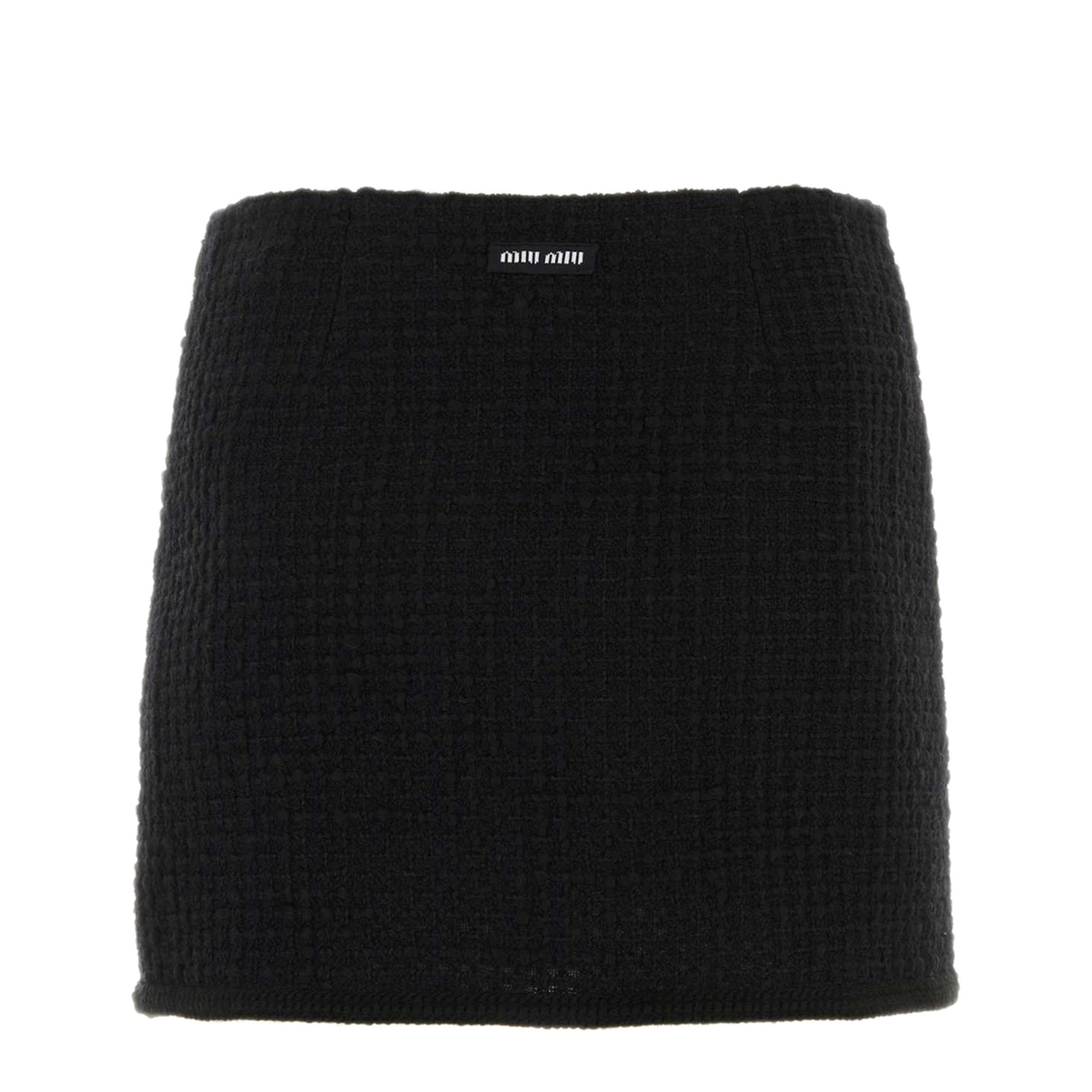 MAYFEYR - Miu Miu - Black Boucle Mini Skirt - MG2054S2321299F0002