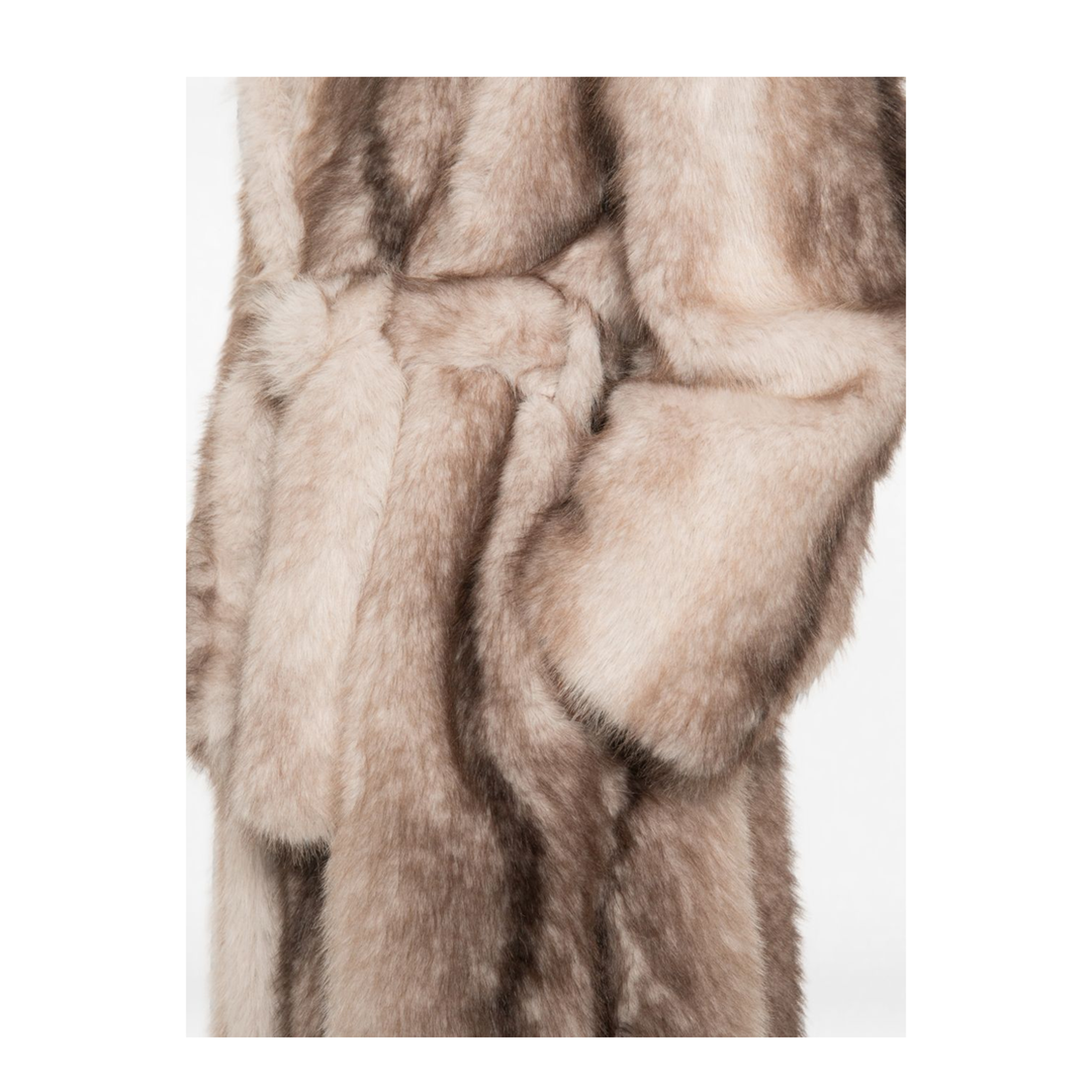 MAYFEYR - THE FRANKIE SHOP - Ravello Faux Fur Long Coat - COFS22420103GREY