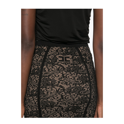 MAYFEYR - Elisabetta Franchi - Skirts Black - GK12Q66E2FR9