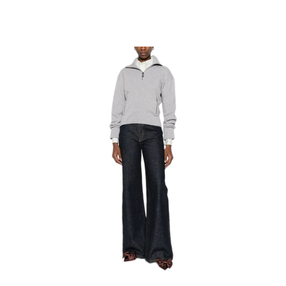 MAYFEYR - Victoria Beckham - Half-Zip Milano Wool Blend Jumper - 1126KJU006866A2456