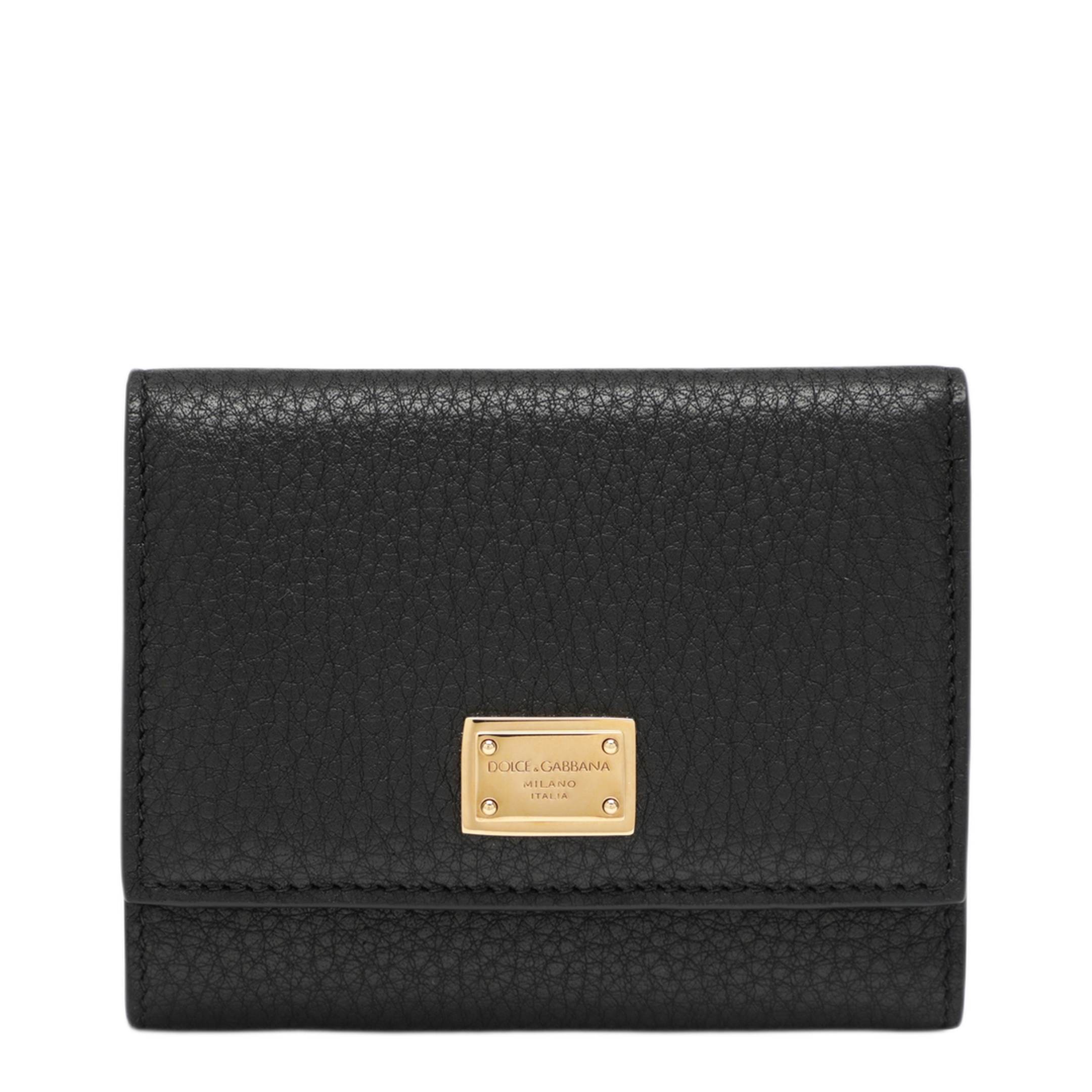 MAYFEYR - Dolce & Gabbana - Black Dauphine Calf Leather Wallet - BI0770A084180999