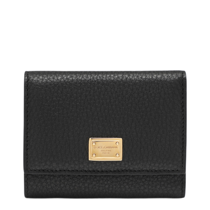 MAYFEYR - Dolce & Gabbana - Black Dauphine Calf Leather Wallet - BI0770A084180999