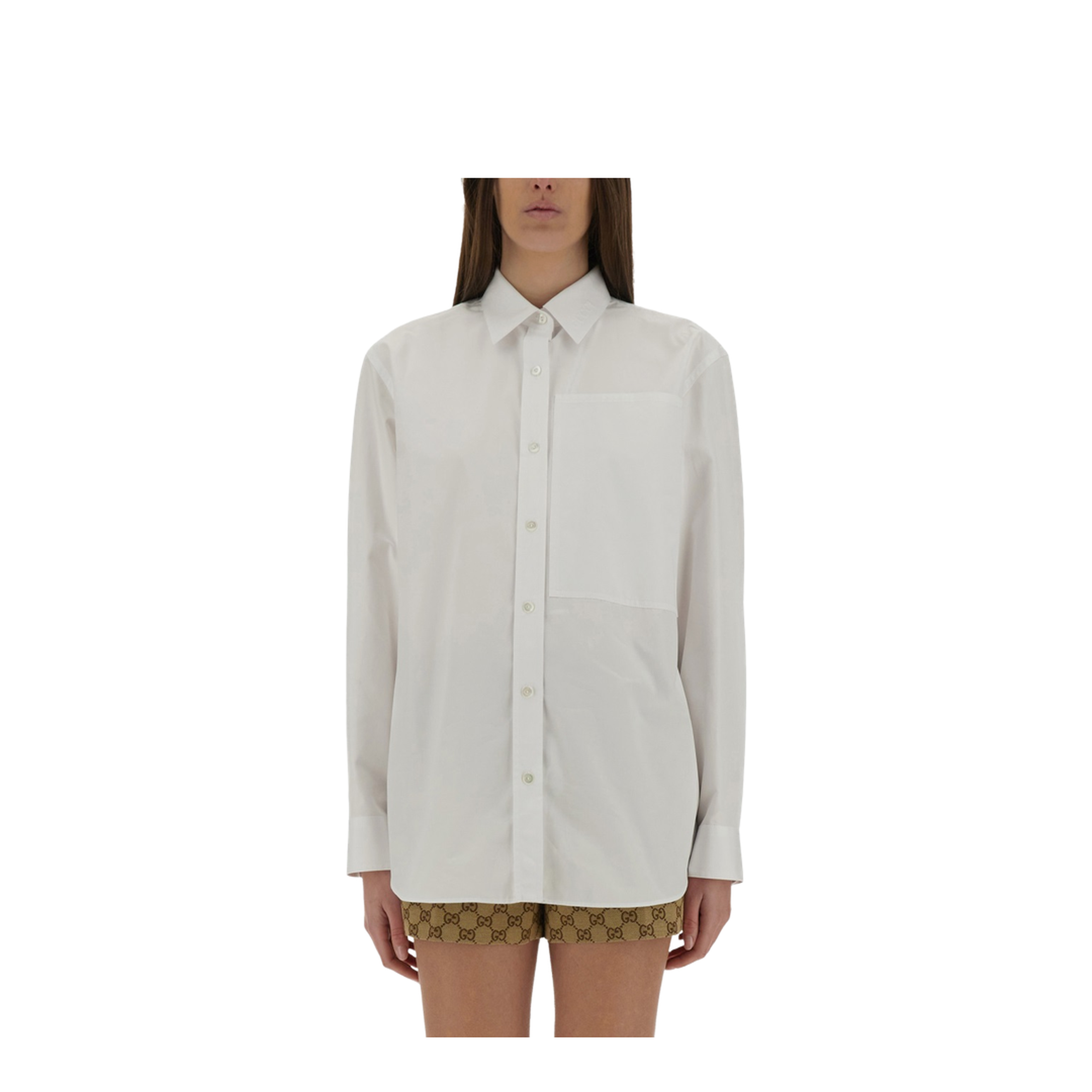 gucci white dress shirt Gucci White Cotton Button Front Dress Shirt 3XL