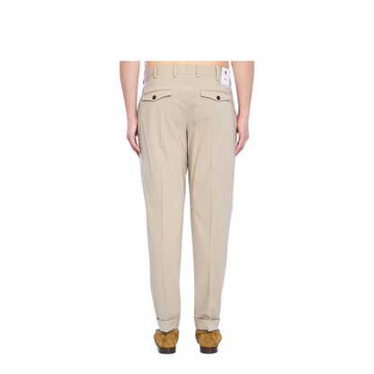 MAYFEYR - PT Torino - Beige Stretch Virgin Wool Pants - CORFZAZ40FWDMA27040