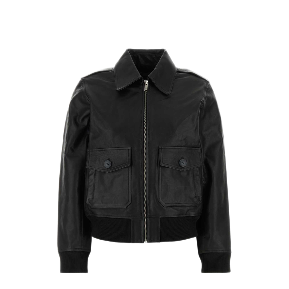 MAYFEYR - A.P.C. - Black Leather Gaelle Jacket - PXCDGF32052LZZ