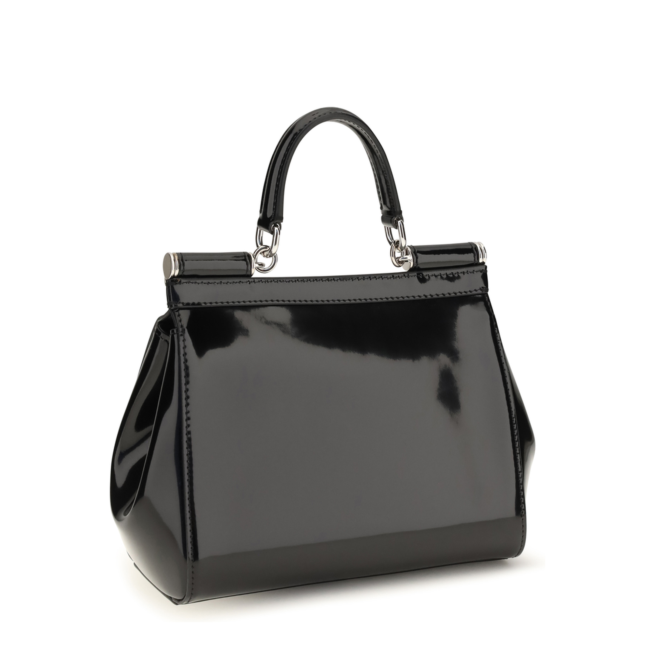 MAYFEYR - Dolce & Gabbana - Small Sicily Glossy Calfskin Handbag - BB6003AI413