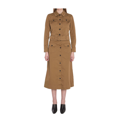 Brown Front Button Jacket