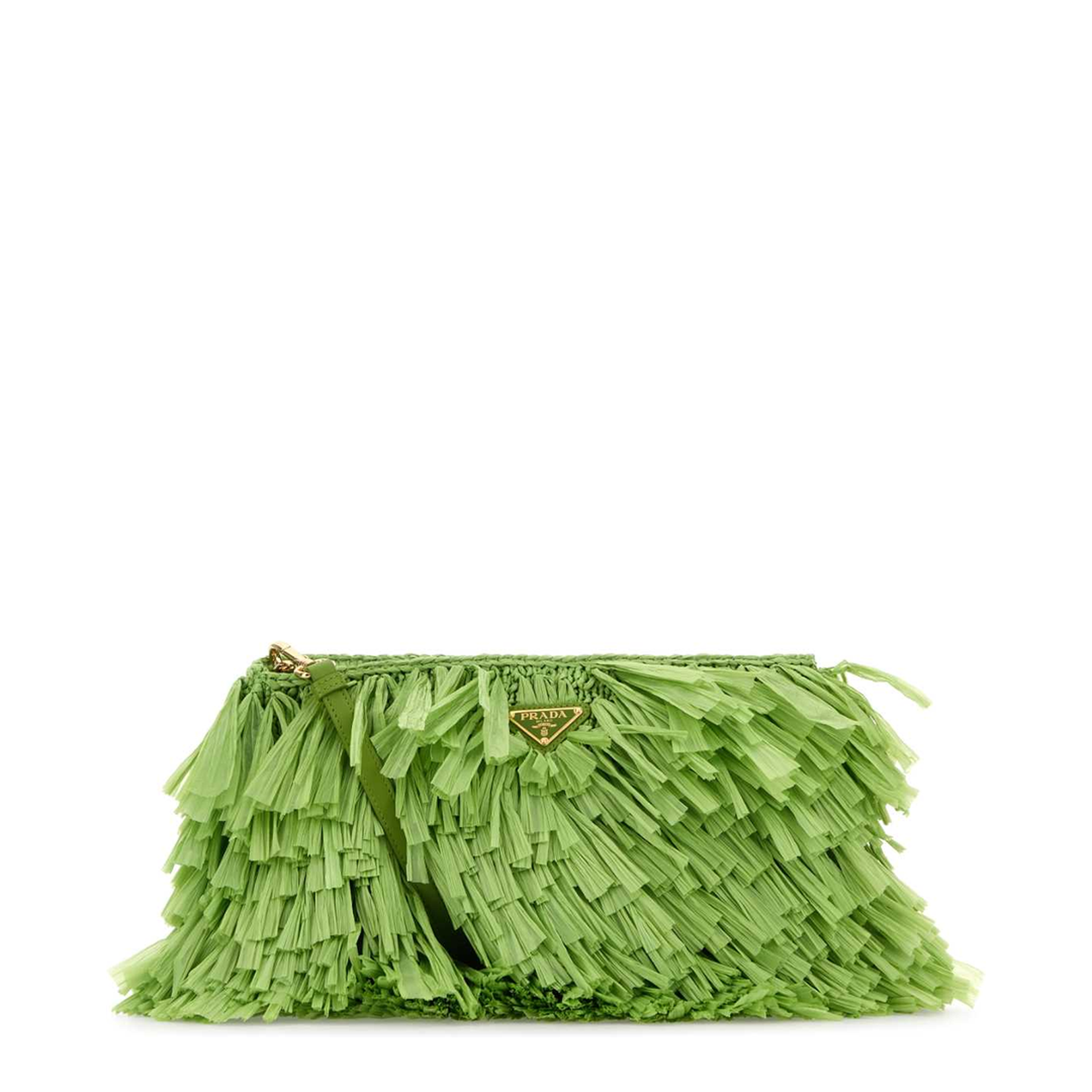Grass Green Crochet Clutch