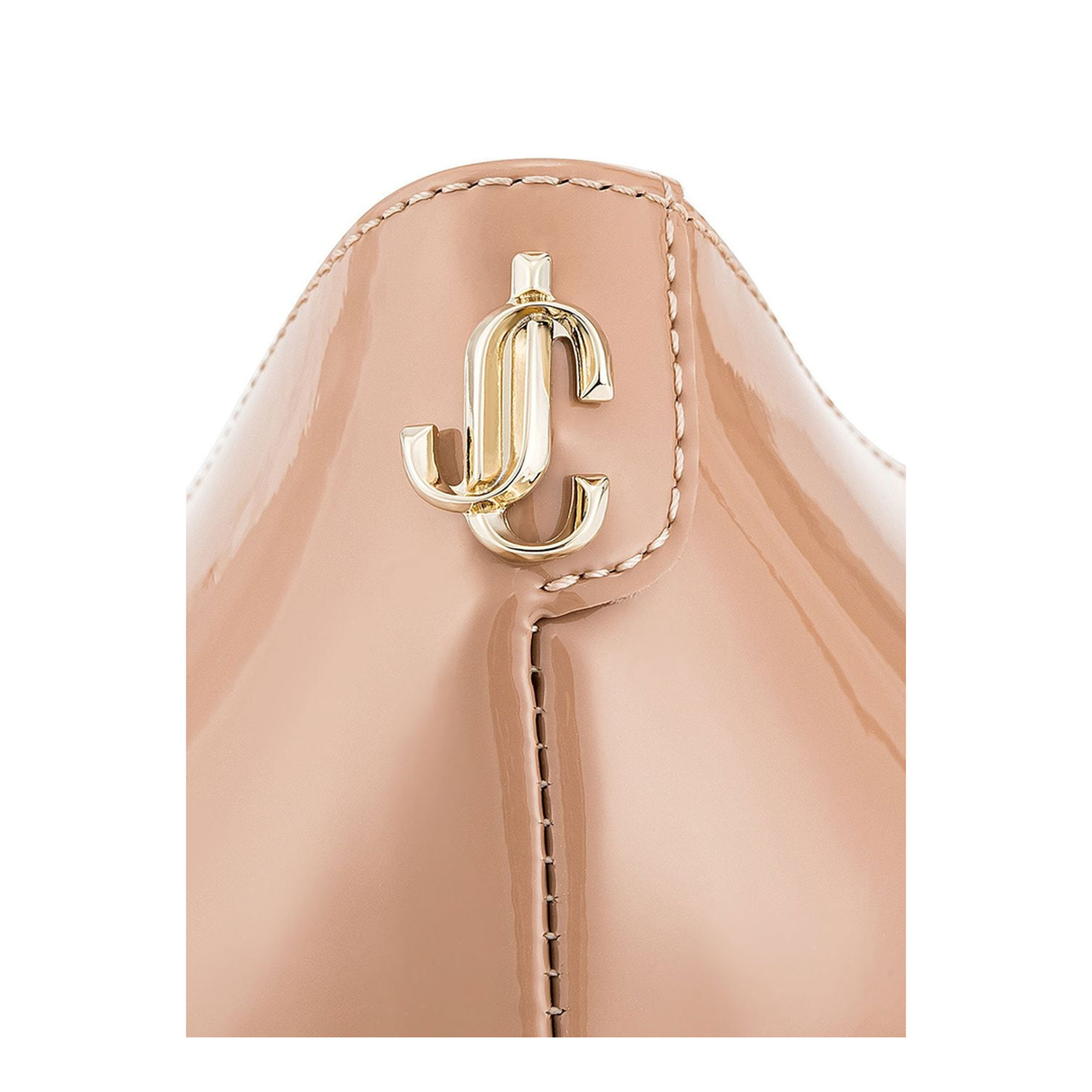 Ballet-Pink Patent-Leather Pumps
