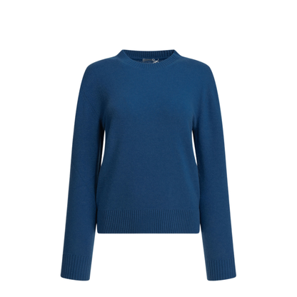 MAYFEYR - Semper - Cashmere Crew Neck Sweater - WMNCREWCASHBLUCOBALTO