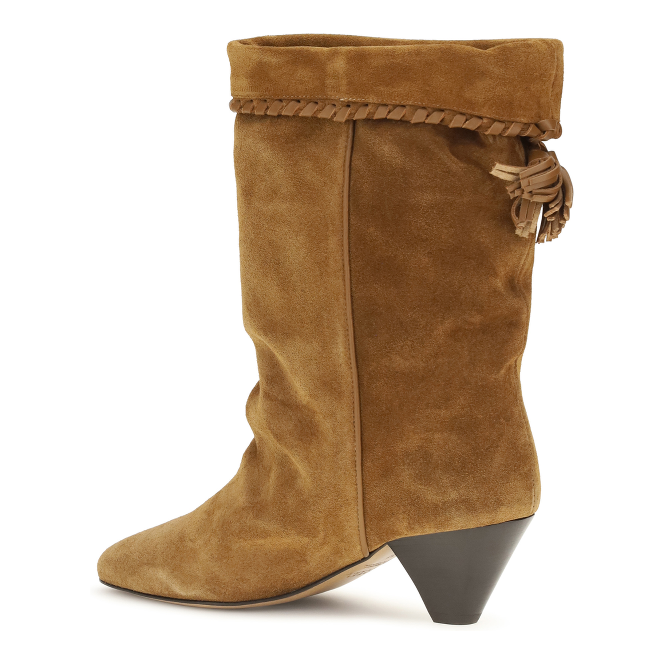 MAYFEYR - Isabel Marant - Draped Suede Boots - BO0188FBC1A20S50CO