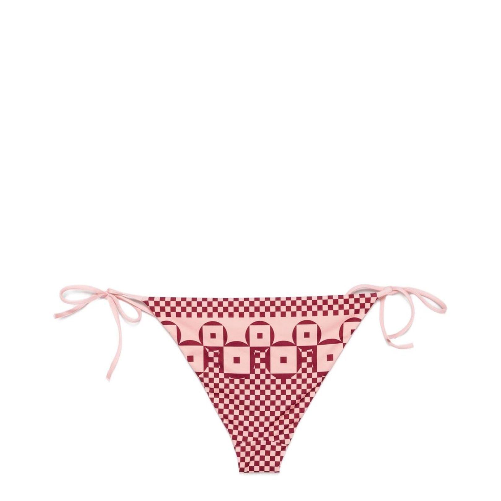 Bikini Bottom Technical Fabric Red