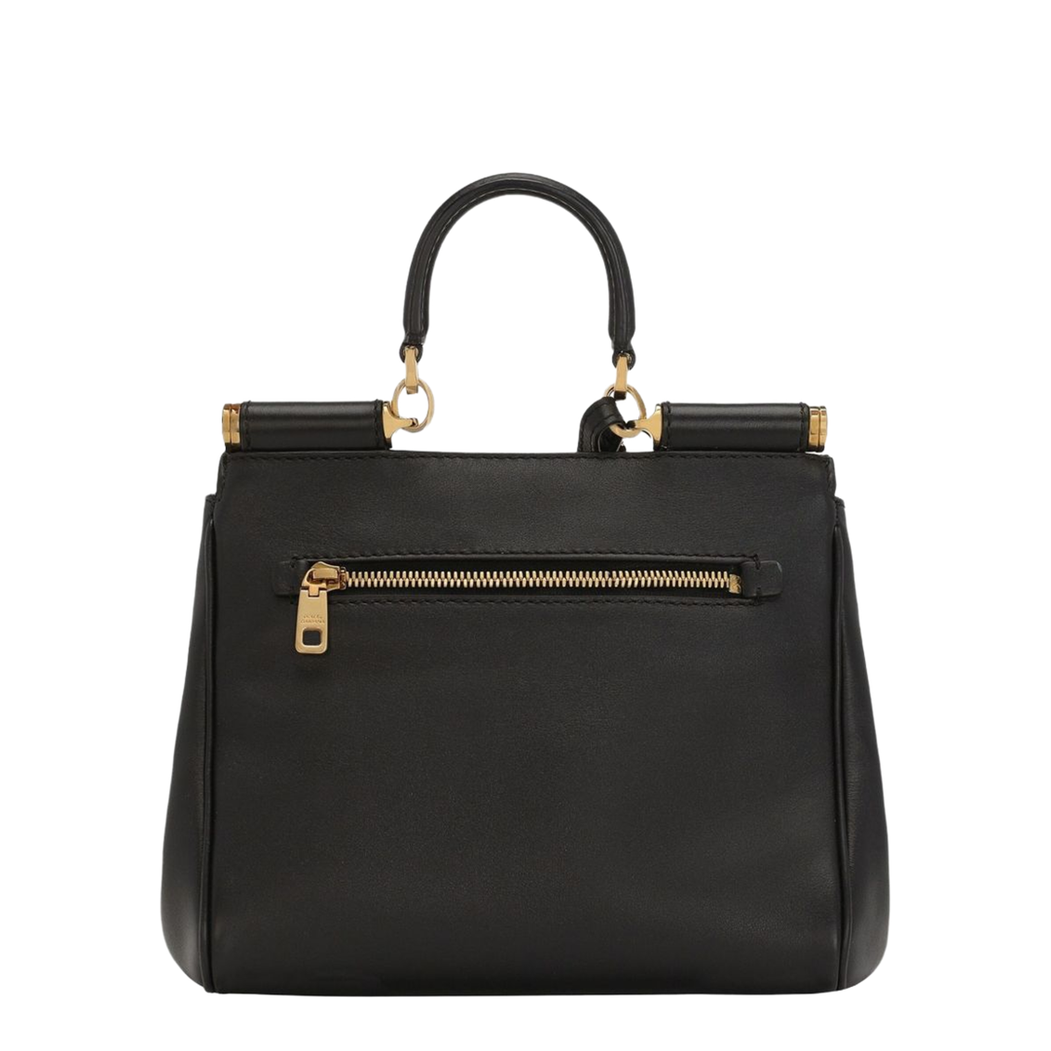 My Sicily handbag in plongé calfskin in Black