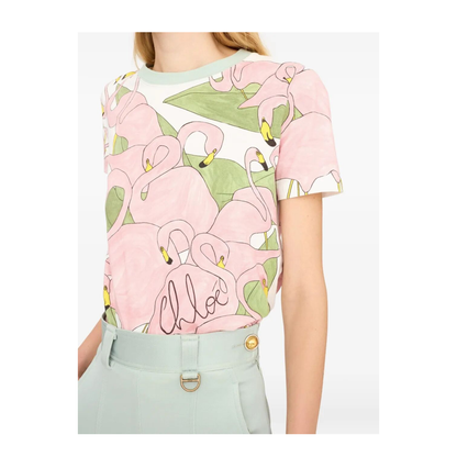 MAYFEYR - Chloè - Baby Fit Logo T-Shirt In Cotton Jersey - CH26UJH08287