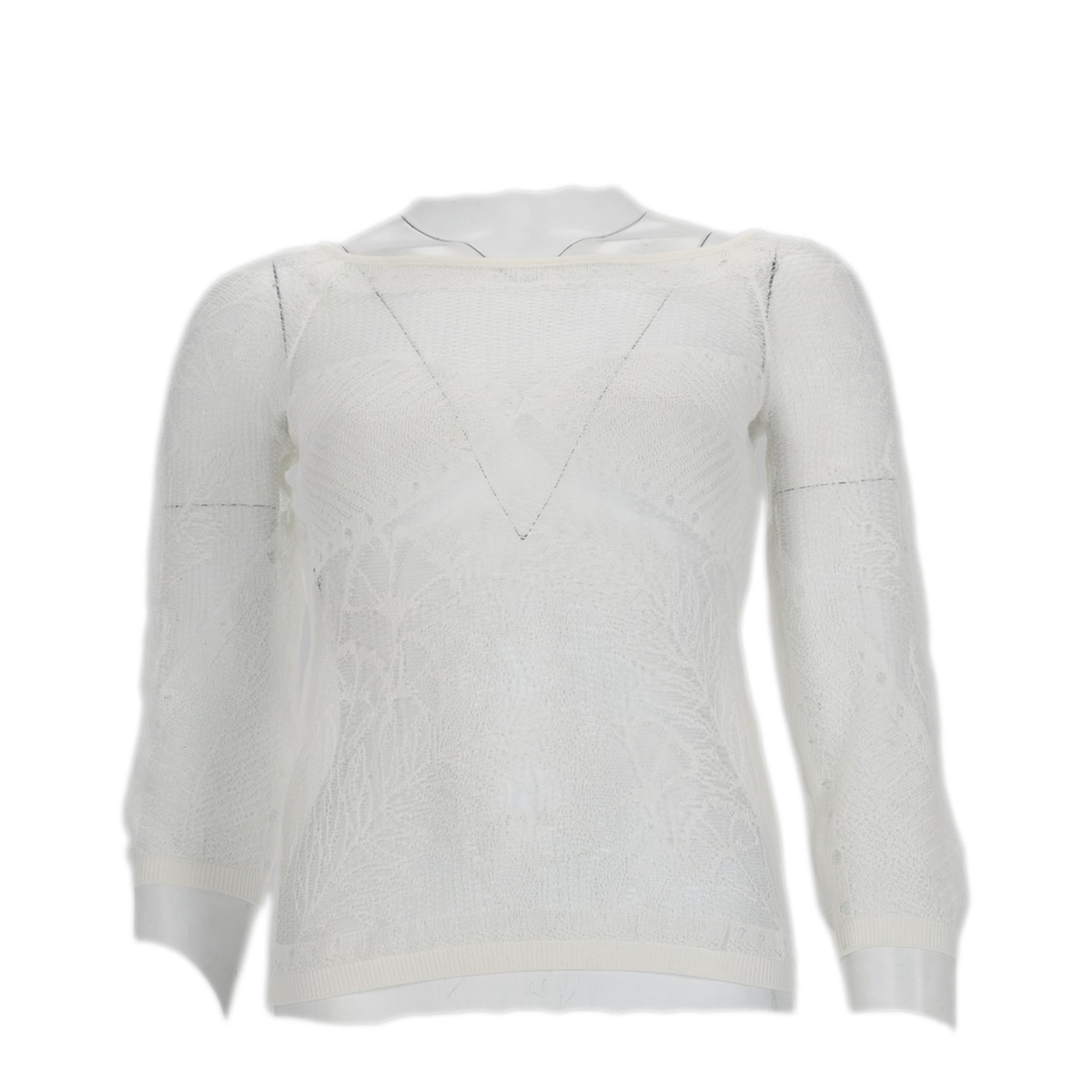 MAYFEYR - ALBERTA FERRETTI - Viscose Net Knit Top - 09090104V0002