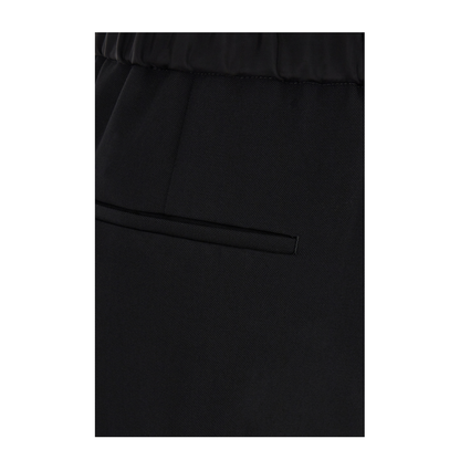 Black Wool Pant