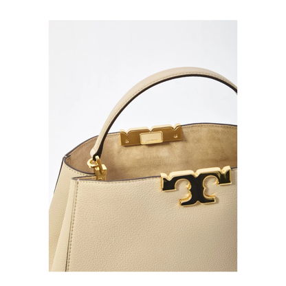 Eleanor Soft Satchel Cream