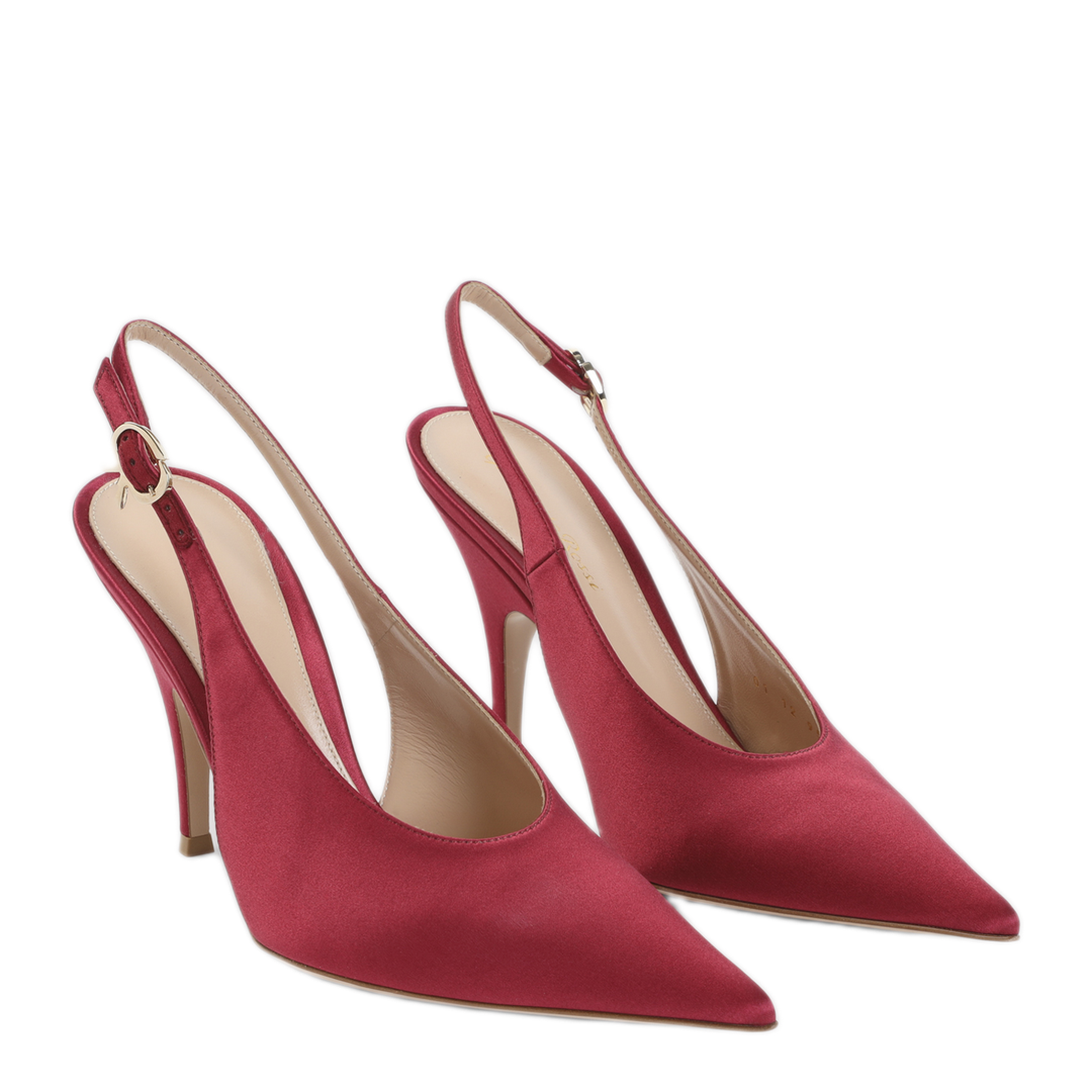 MAYFEYR - Gianvito Rossi - Sofia Sling Crepe Satin Pumps - G9560595RICCH4SYRA