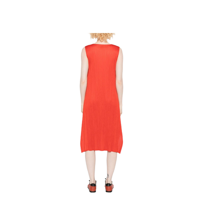 Pleated Midi Dress