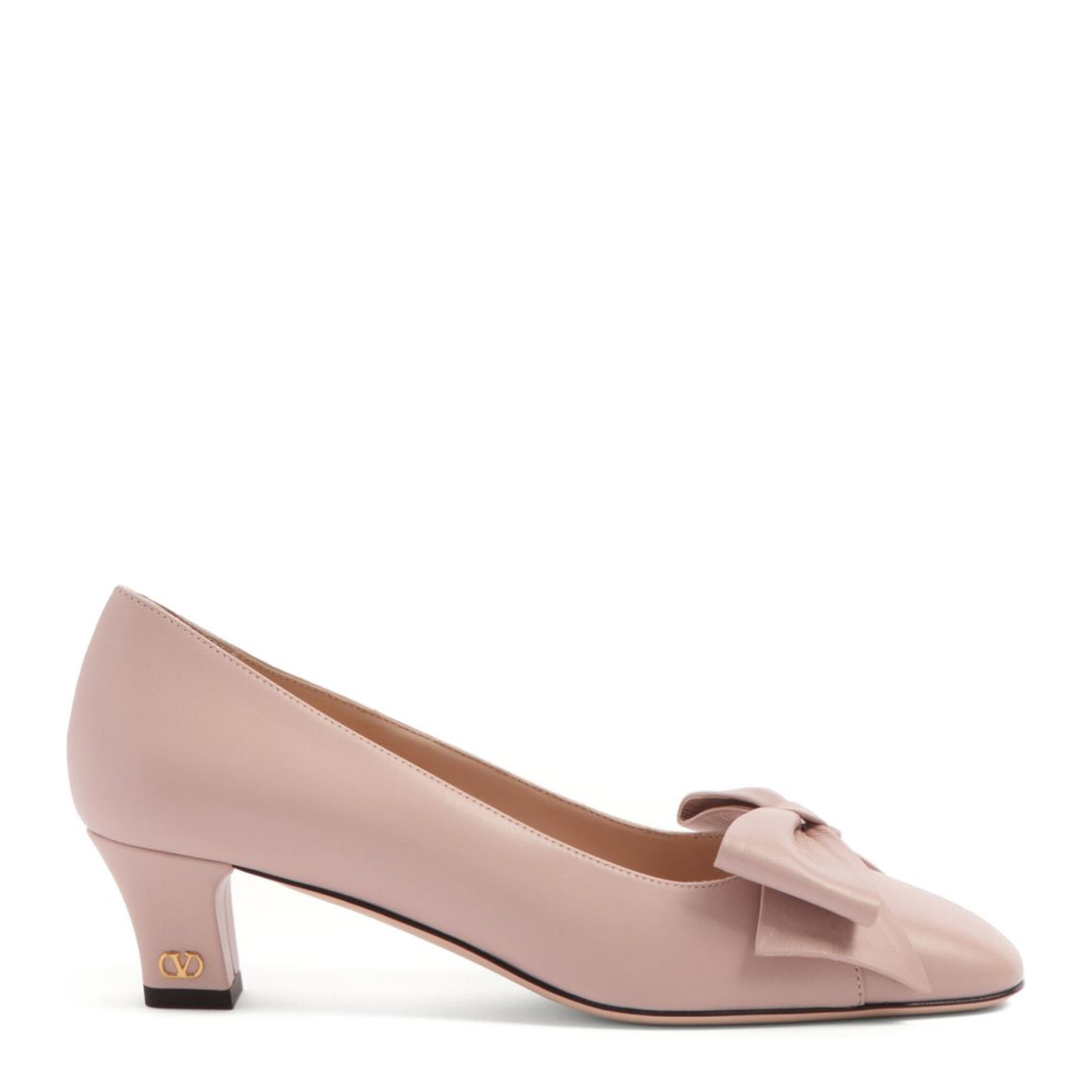 Bow Leather Pumps