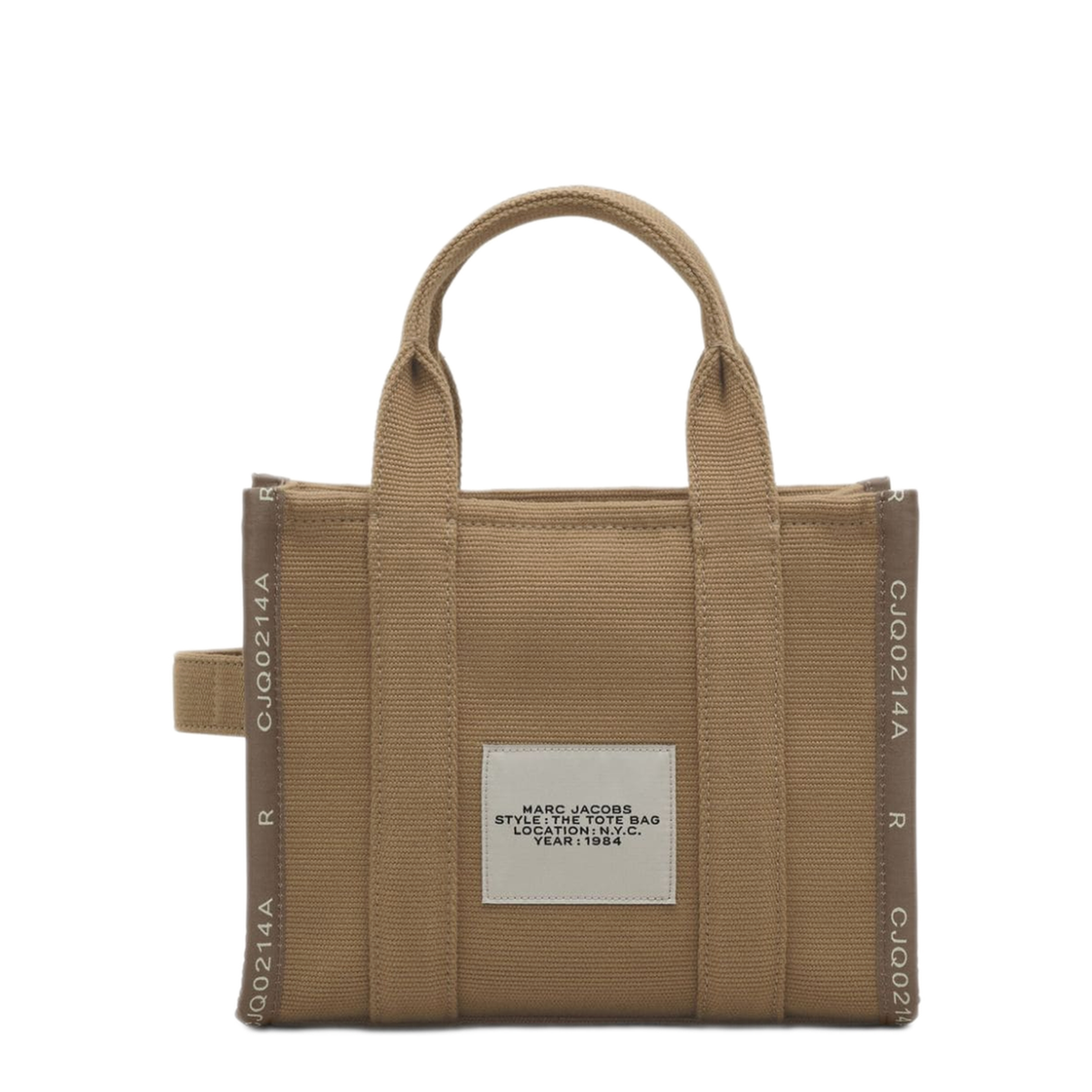 Small Jacquard Tote - Warm Sand