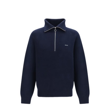 MAYFEYR - Prada - Half Zip Wool And Cashmere Sweater - UMF398SOOO6242