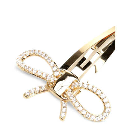 MAYFEYR - Ferragamo - Gold Bow Hair Clip - 340474796257001
